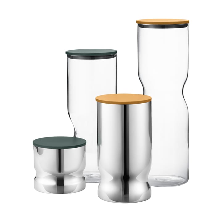 Bote Alfredo medium 1 L, Acero inoxidable-amarillo Georg Jensen