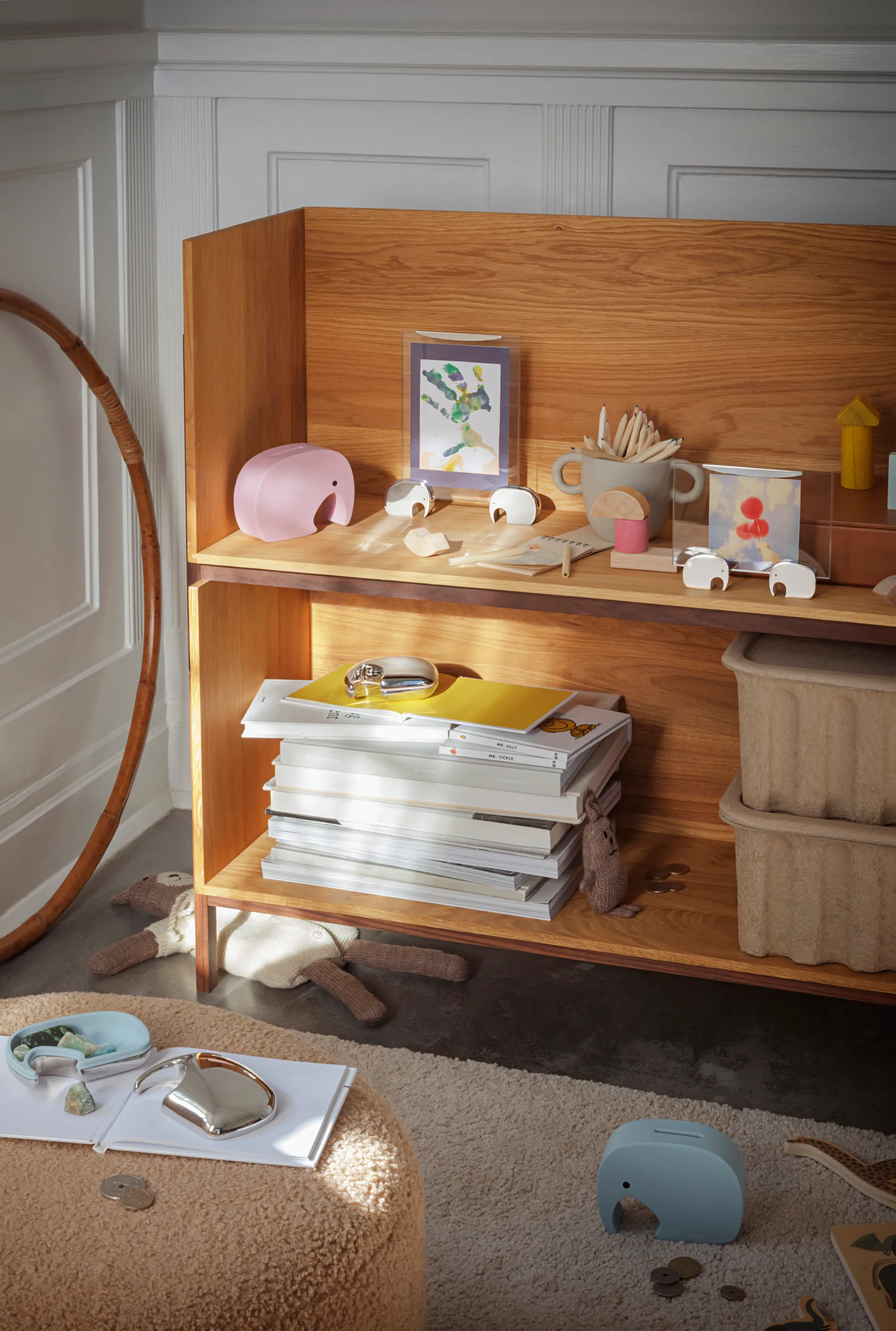 Caja Elephant 7x10 cm, Acero inoxidable-azul Georg Jensen