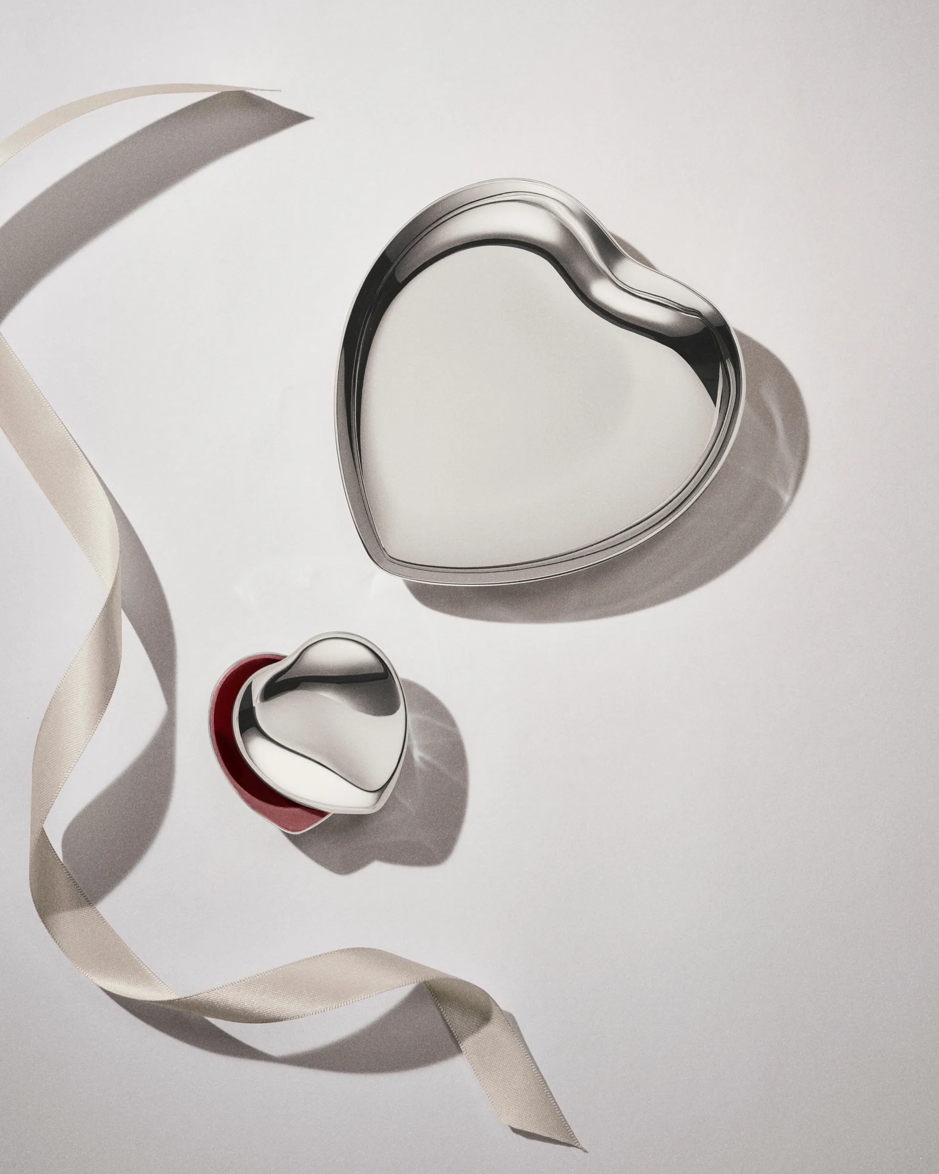 Caja Heart ask, Acero inoxidable Georg Jensen