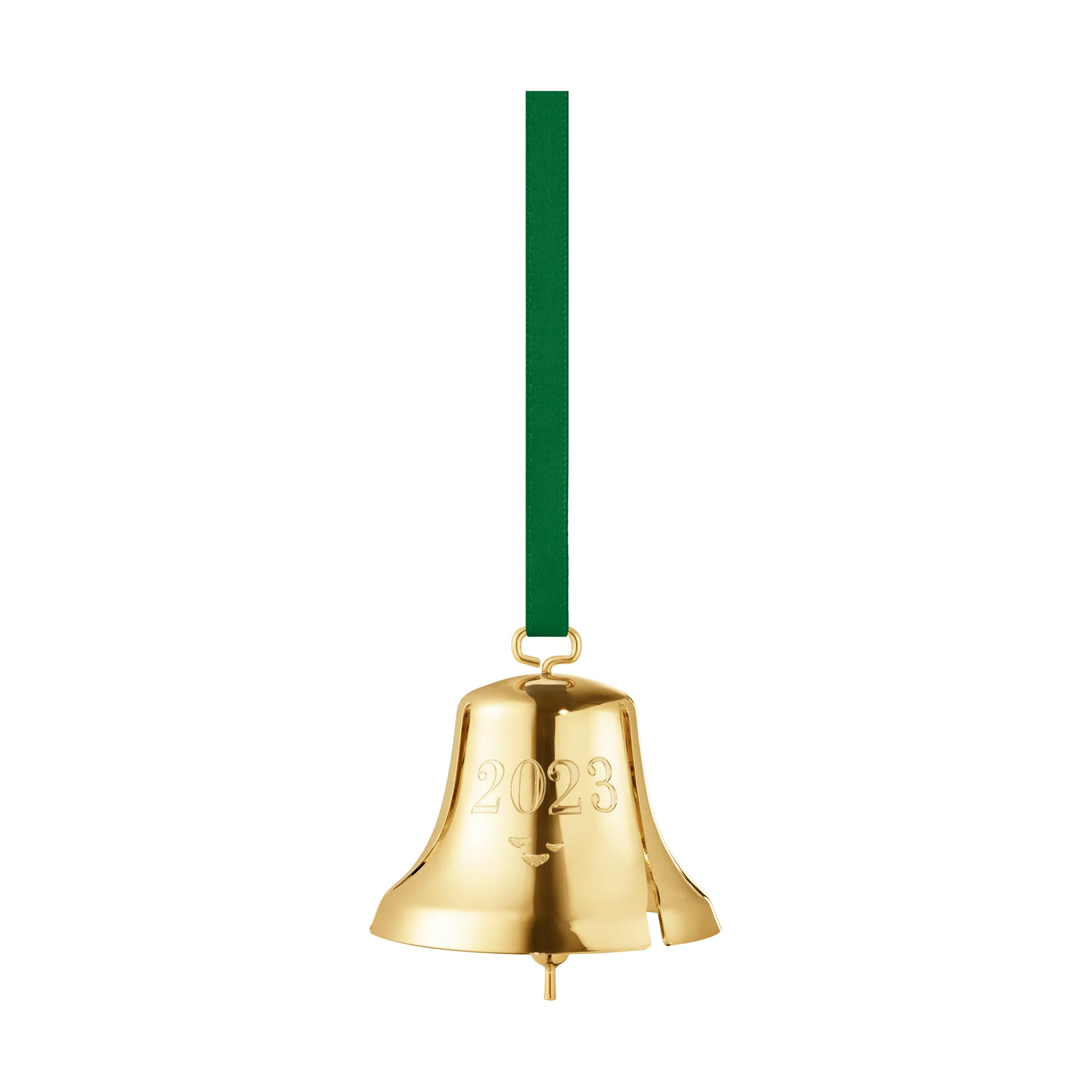 Campanilla de Navidad 2023, Chapado en oro Georg Jensen