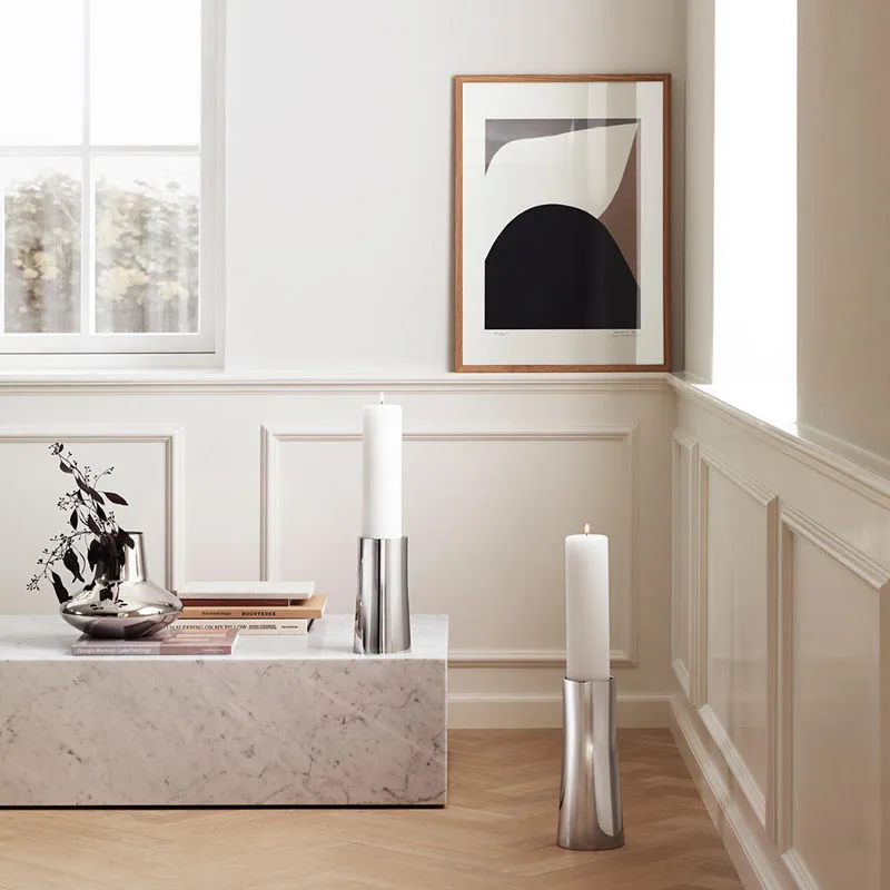 Candelabro Ambience small, acero inoxidable Georg Jensen