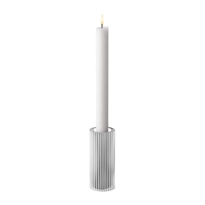 Candelabro Bernadotte 11 cm, acero inoxidable Georg Jensen