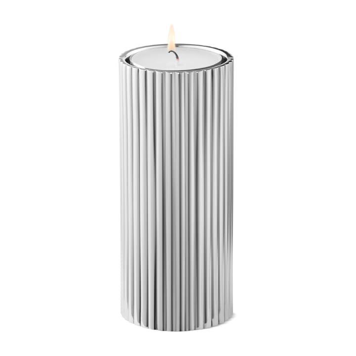 Candelabro Bernadotte 3 piezas, acero inoxidable Georg Jensen