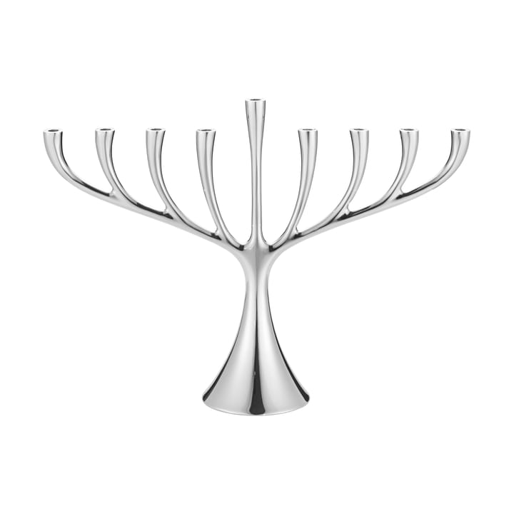 Candelabro Cobra menora de nueve brazos - Acero inoxidable - Georg Jensen