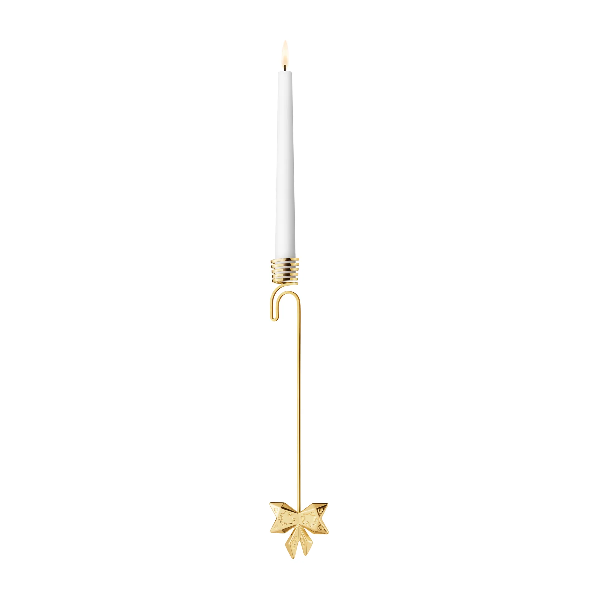 Candelabro colgante 2022 Bow, chapado en oro Georg Jensen