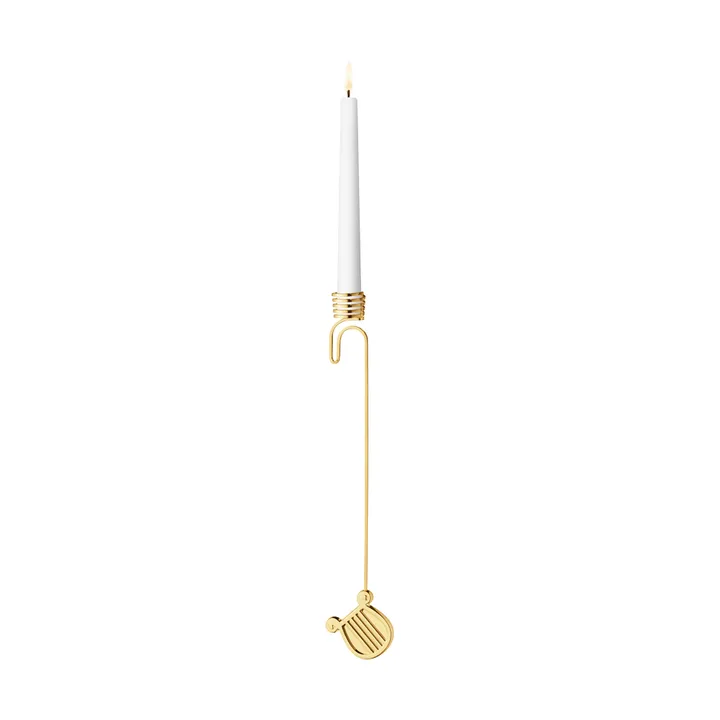 candelabro de 2026 - Harpa, dorado - Georg Jensen