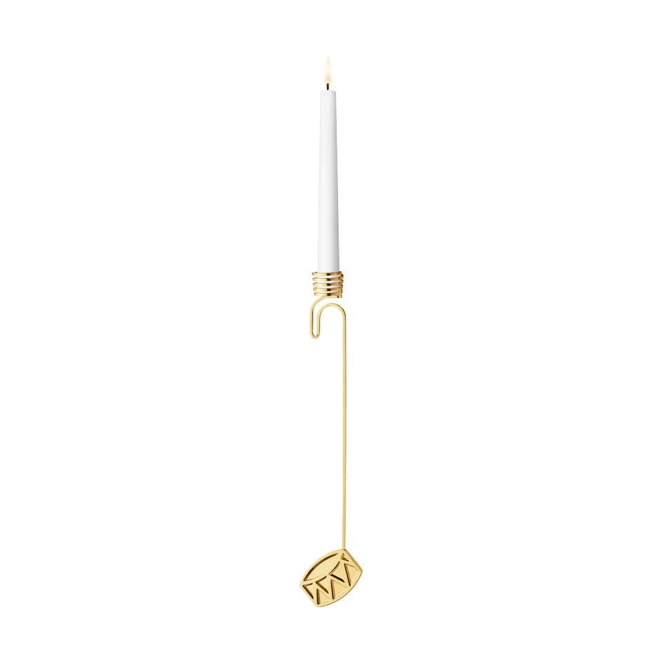 candelabro de 2026, tambor, dorado Georg Jensen