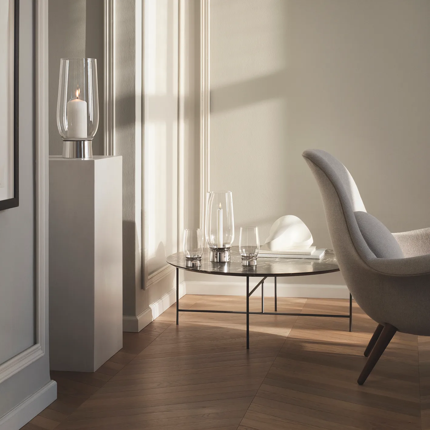 Candelabro Lumis, mediano Georg Jensen
