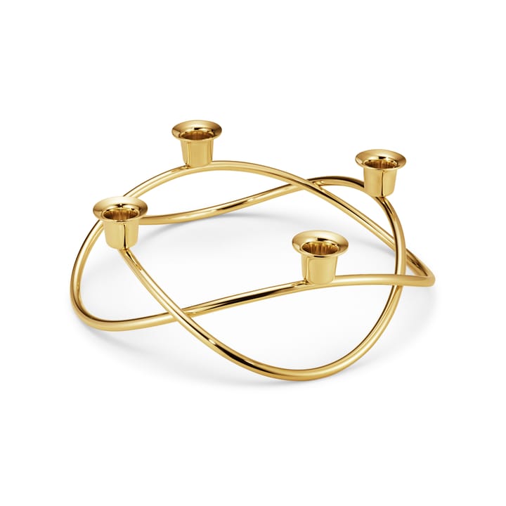 Candelabro Season Ø26 cm, chapado en oro Georg Jensen