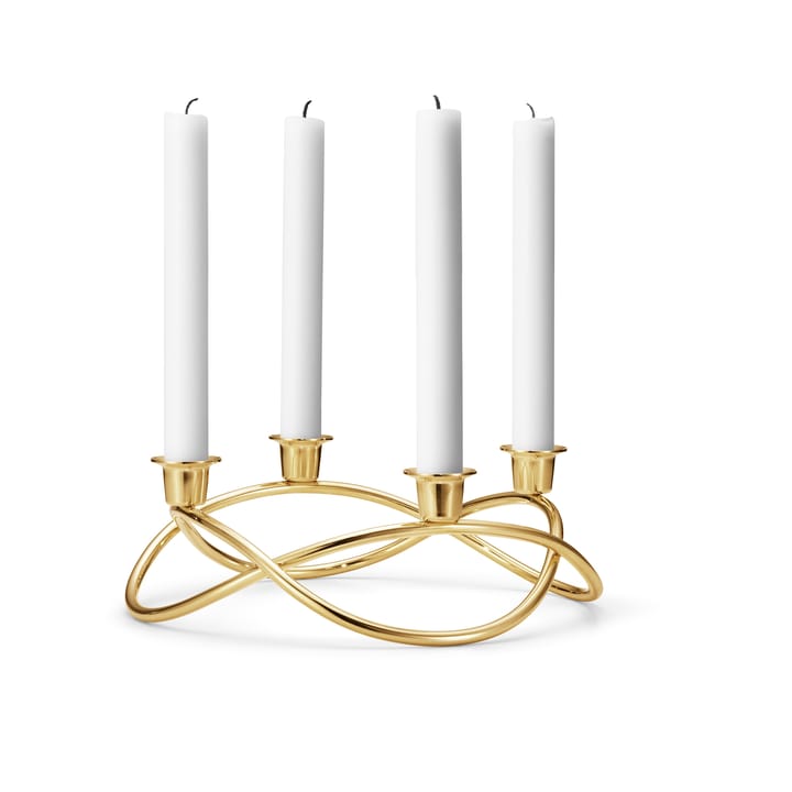 Candelabro Season Ø26 cm - chapado en oro - Georg Jensen