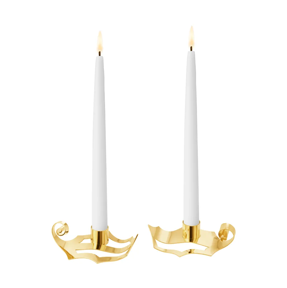 candelabros de 2026, Oro, 2 piezas Georg Jensen