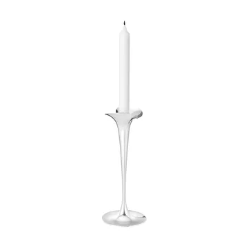 Candelabros para velas cónicas - Acero inoxidable, grandes, 2-pack - Georg Jensen