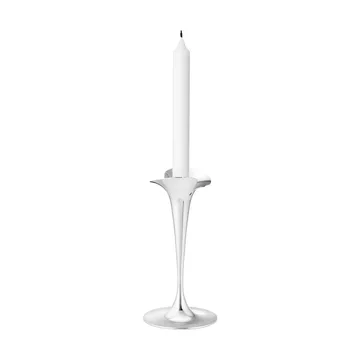 Candelabros para velas cónicas - Acero inoxidable, pequeño, 2-pack - Georg Jensen