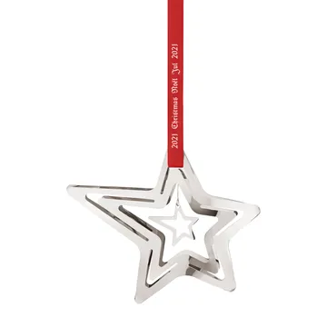 Colgante de navidad 2021 Shooting Star - Baño de paladio - Georg Jensen