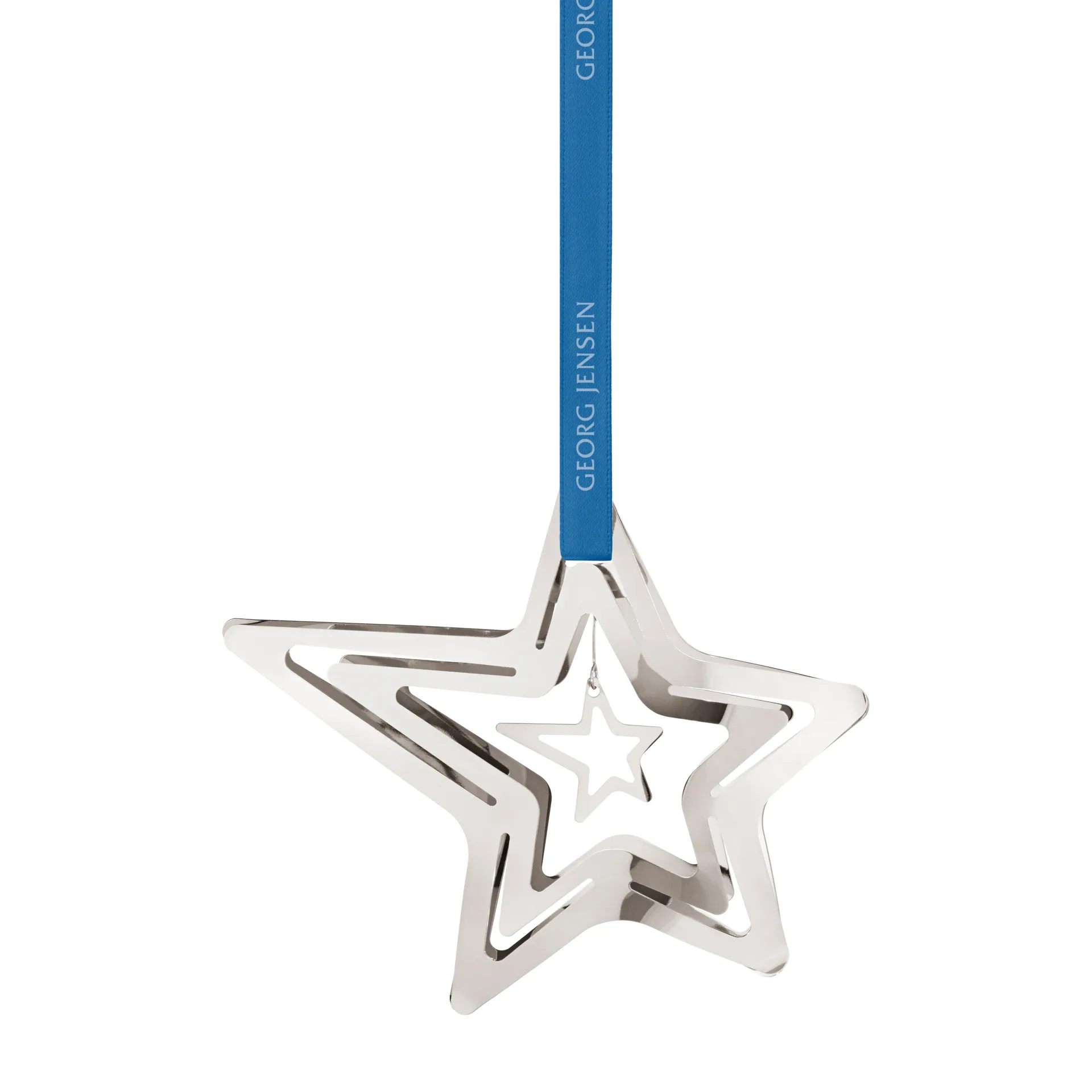Colgante de navidad 2021 Shooting Star, Baño de paladio Georg Jensen