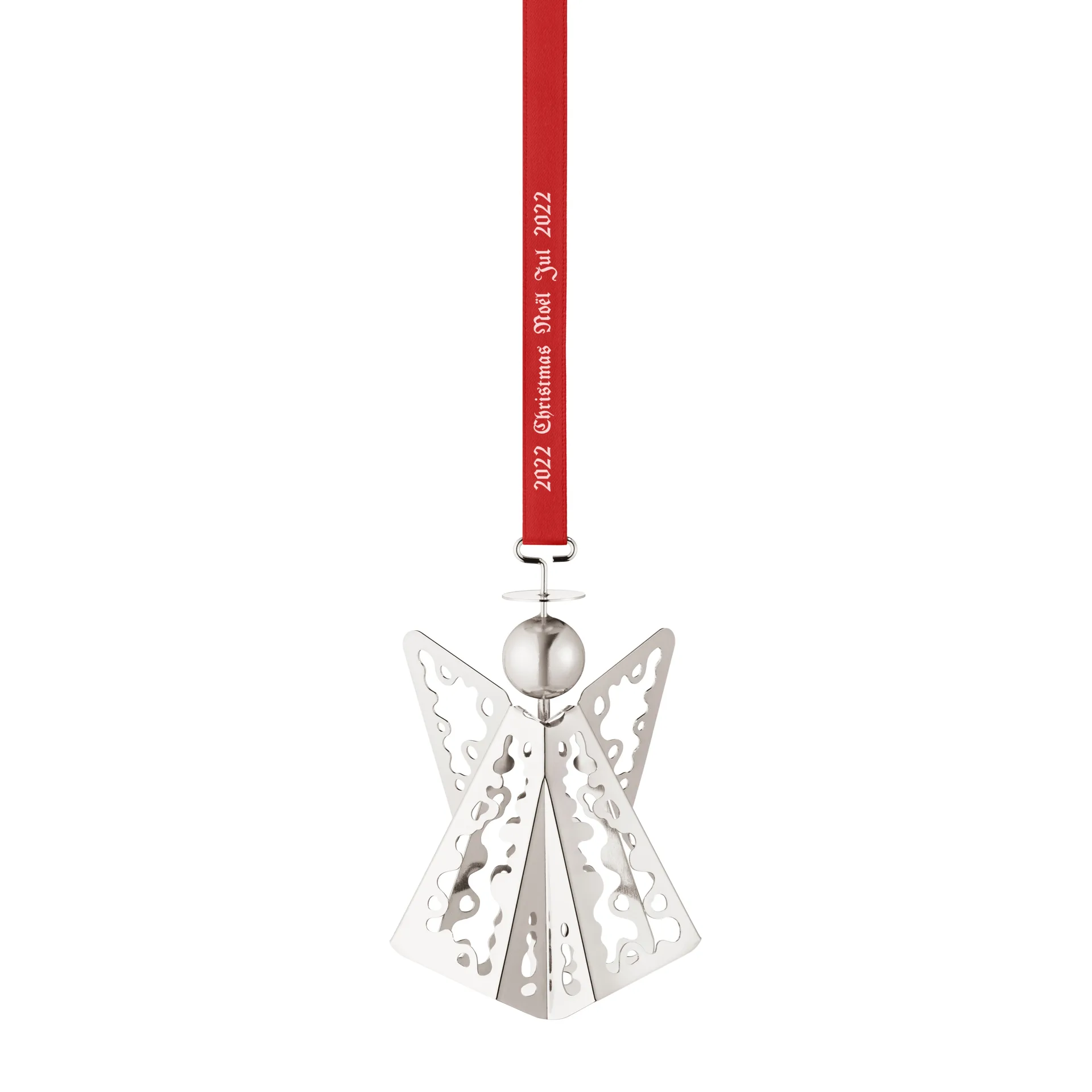 Colgante de navidad 2022 ángel, chapado en paladio Georg Jensen