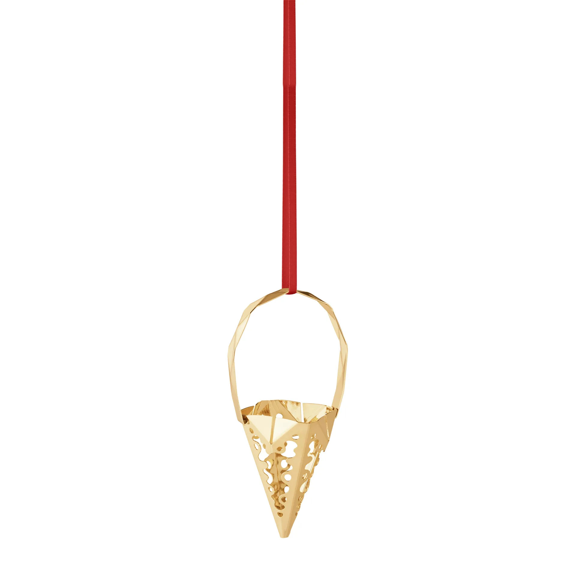 Colgante de navidad 2022 Cone, chapado en oro Georg Jensen