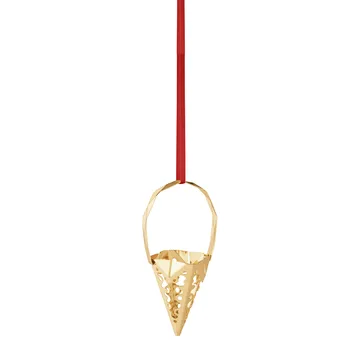 Colgante de navidad 2022 Cone - chapado en oro - Georg Jensen