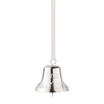 Colgante de navidad campanilla de navidad 2022 - chapado en paladio - Georg Jensen