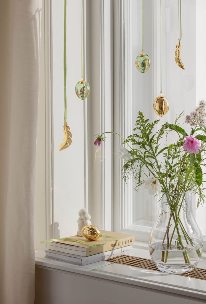 Colgante de Pascua 2024 Georg Jensen huevo, Chapado en oro 18 K Georg Jensen