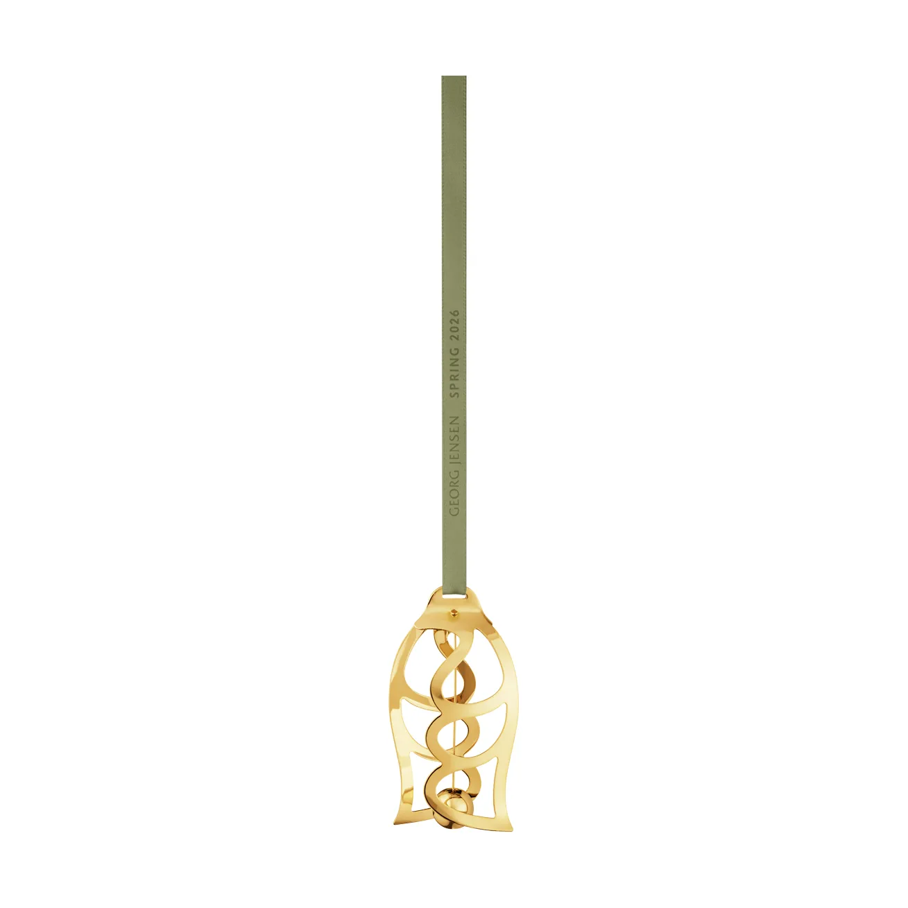 Colgante de Pascua Georg Jensen, Tulipán, con baño de oro de 18K, 2026 Georg Jensen