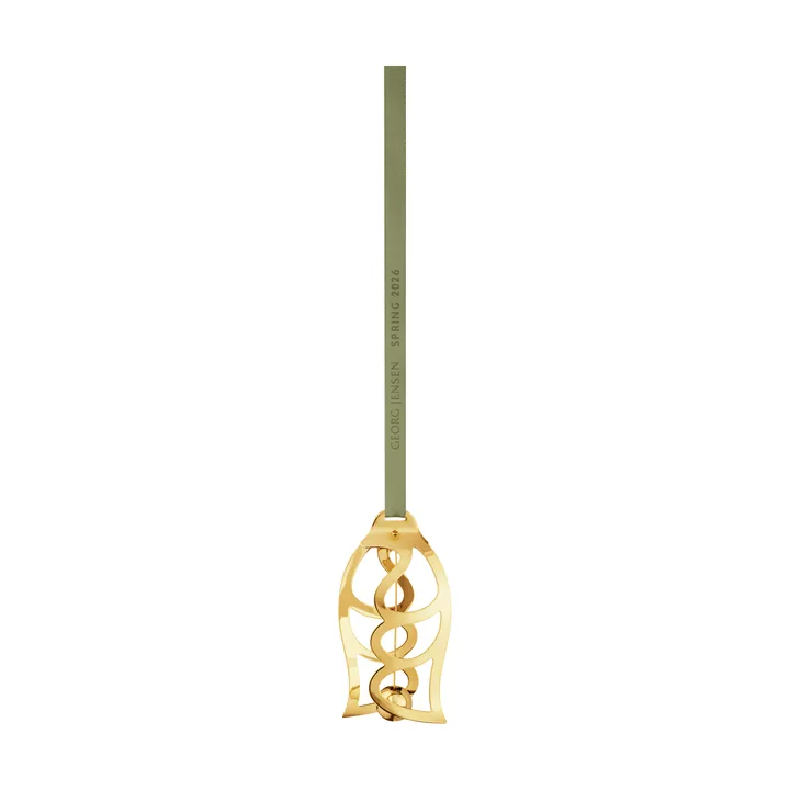 Colgante de Pascua Georg Jensen - Tulipán, con baño de oro de 18K, 2026 - Georg Jensen