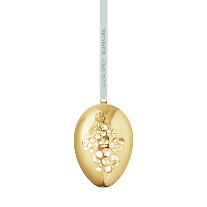 Colgante Georg Jensen huevo de Pascua 2023, Decoración dorada Georg Jensen