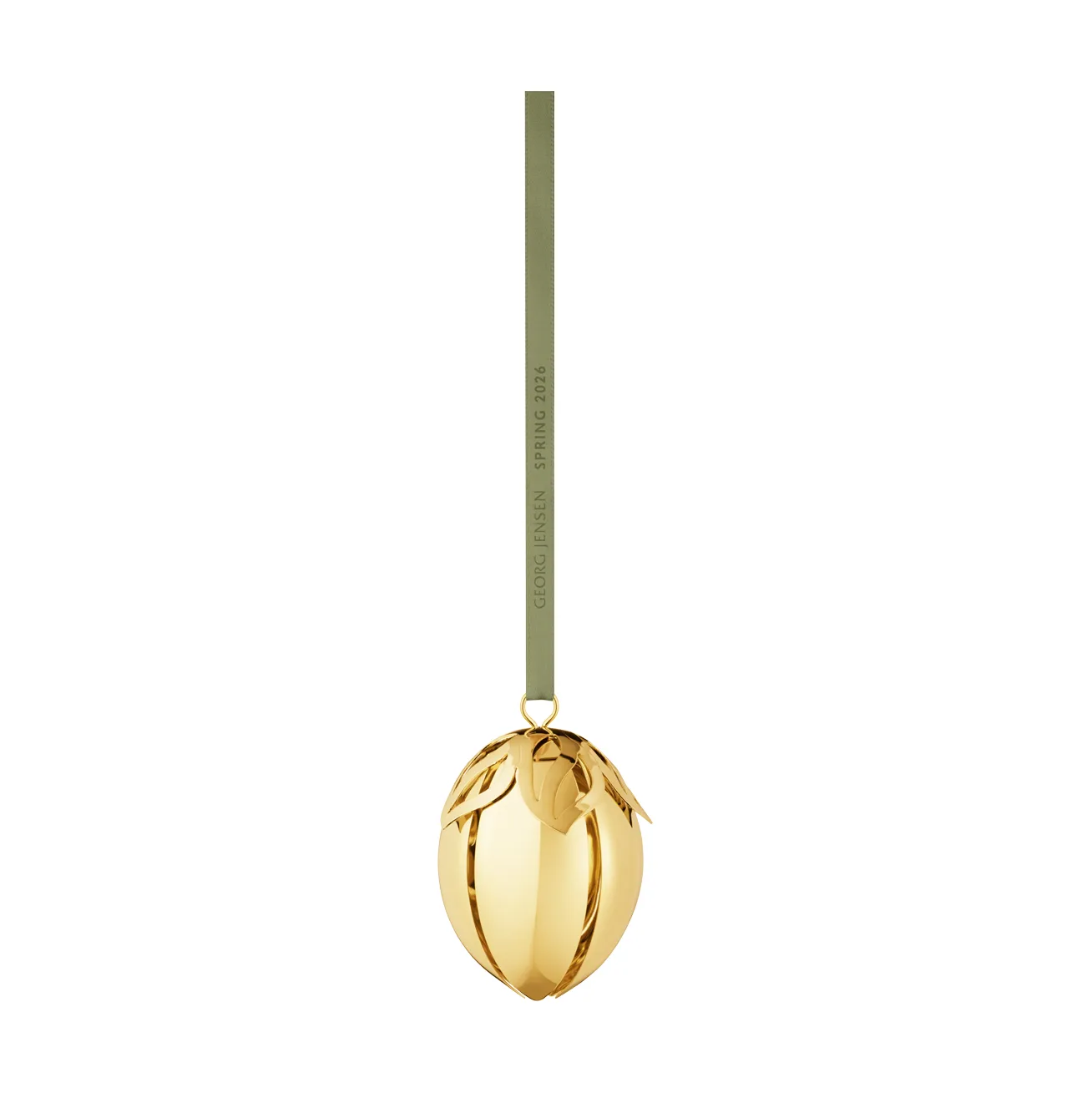 Colgante huevo de Pascua Georg Jensen, Bañado en oro de 18K Georg Jensen