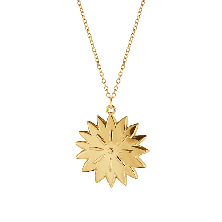 Colgante ornamental 2020 Ice Dianthus - chapado en oro - Georg Jensen