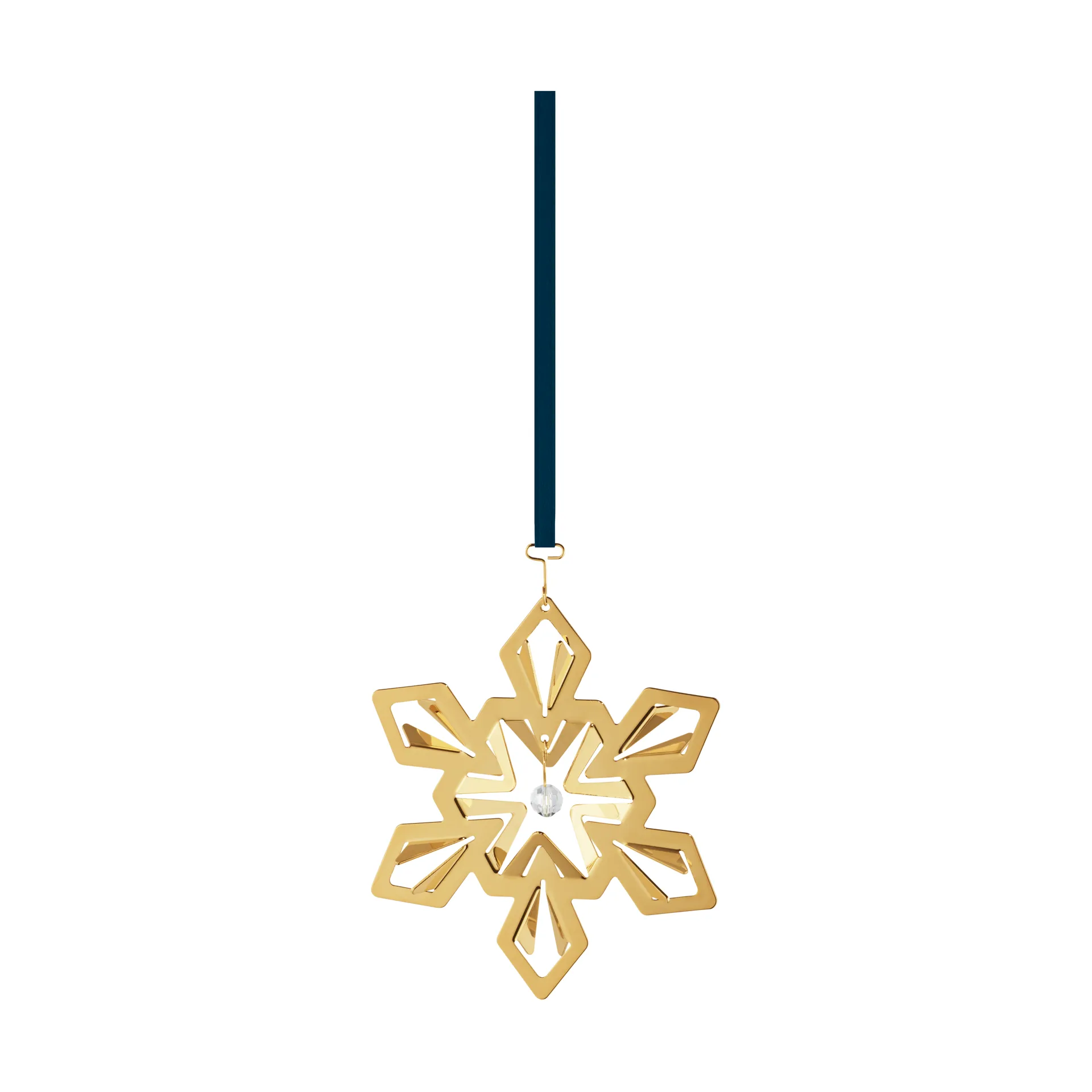 Copo de nieve de Navidad 2024, Chapado en oro Georg Jensen