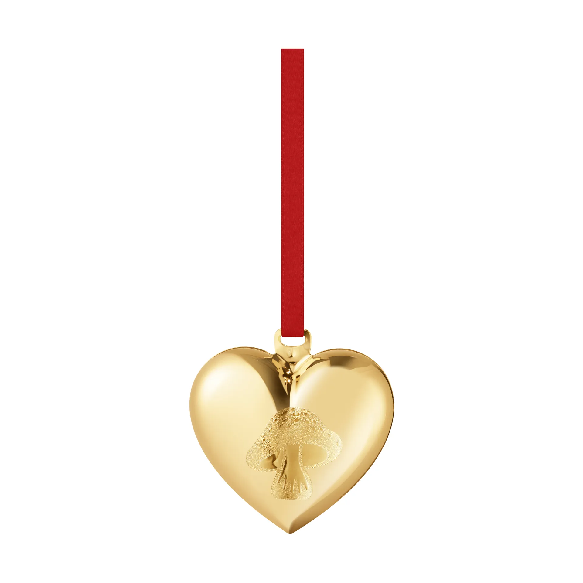 Corazón de Navidad 2023, Chapado en oro Georg Jensen