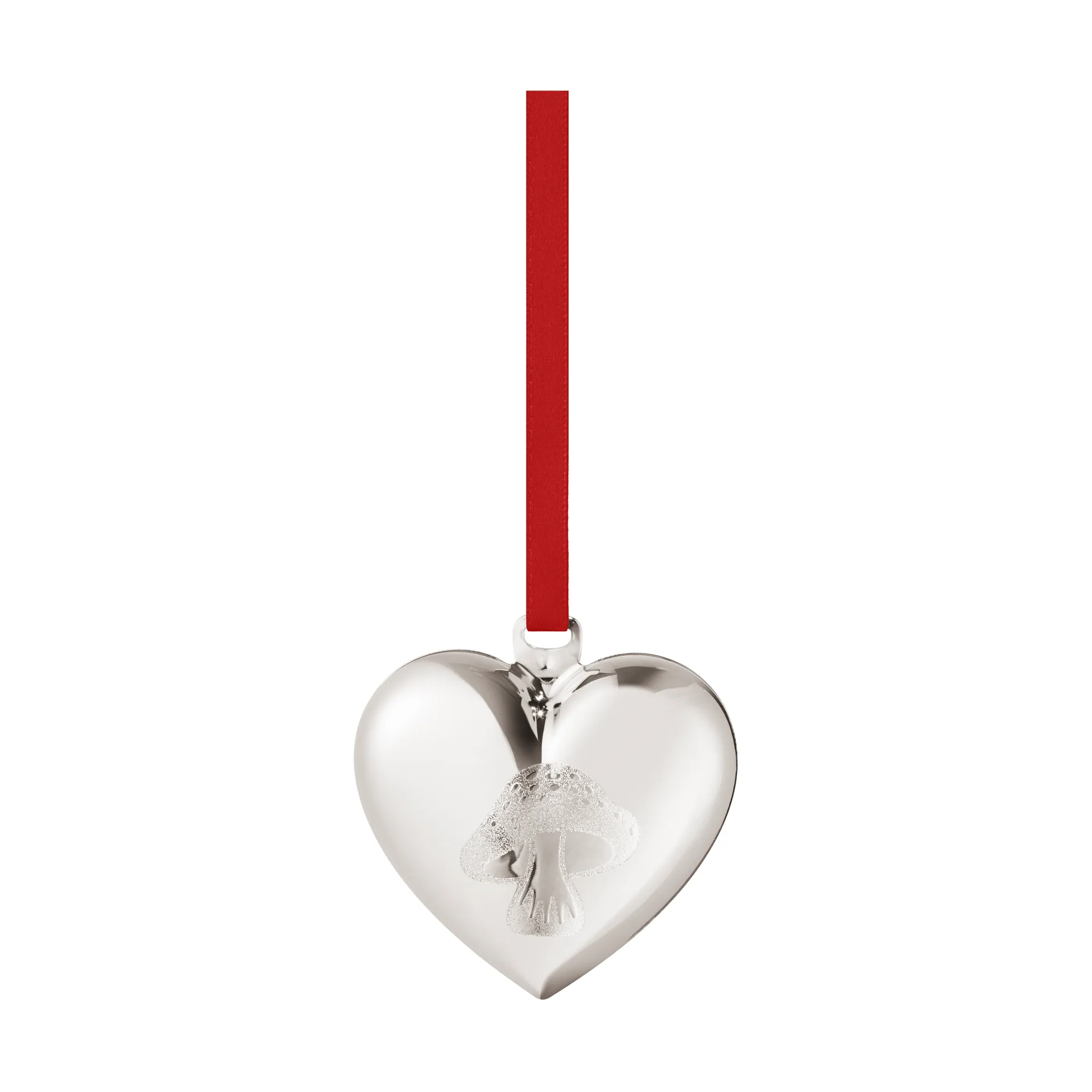Corazón de Navidad 2023, Chapado en paladio Georg Jensen