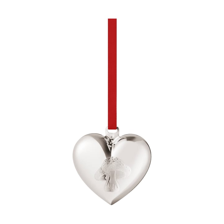 Corazón de Navidad 2023 - Chapado en paladio - Georg Jensen