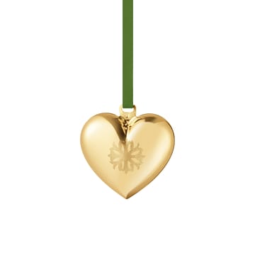 Corazón de navidad año 2020 - chapado en oro - Georg Jensen