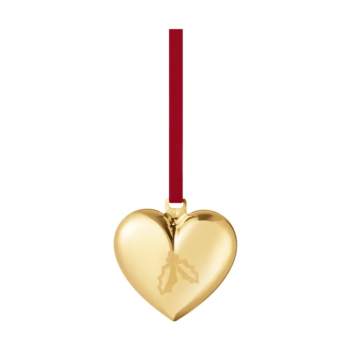 corazón navideño de 2026 - oro - Georg Jensen