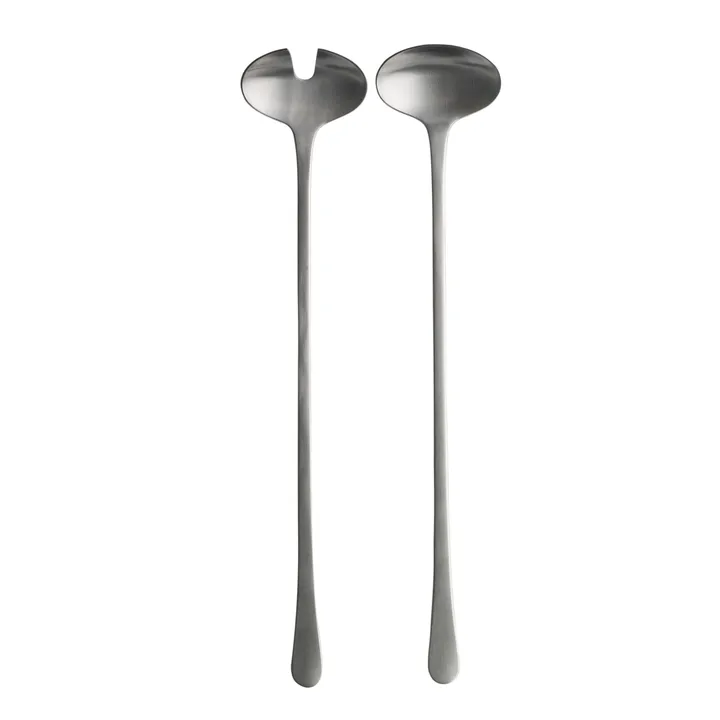 Cubiertos de ensalada Copenhagen mate - 2 piezas - Georg Jensen