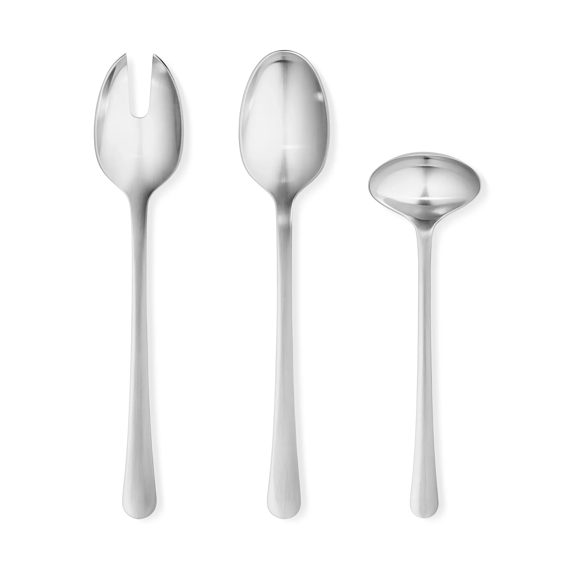 Cubiertos de servir Copenhagen mate, 3 cubiertos Georg Jensen