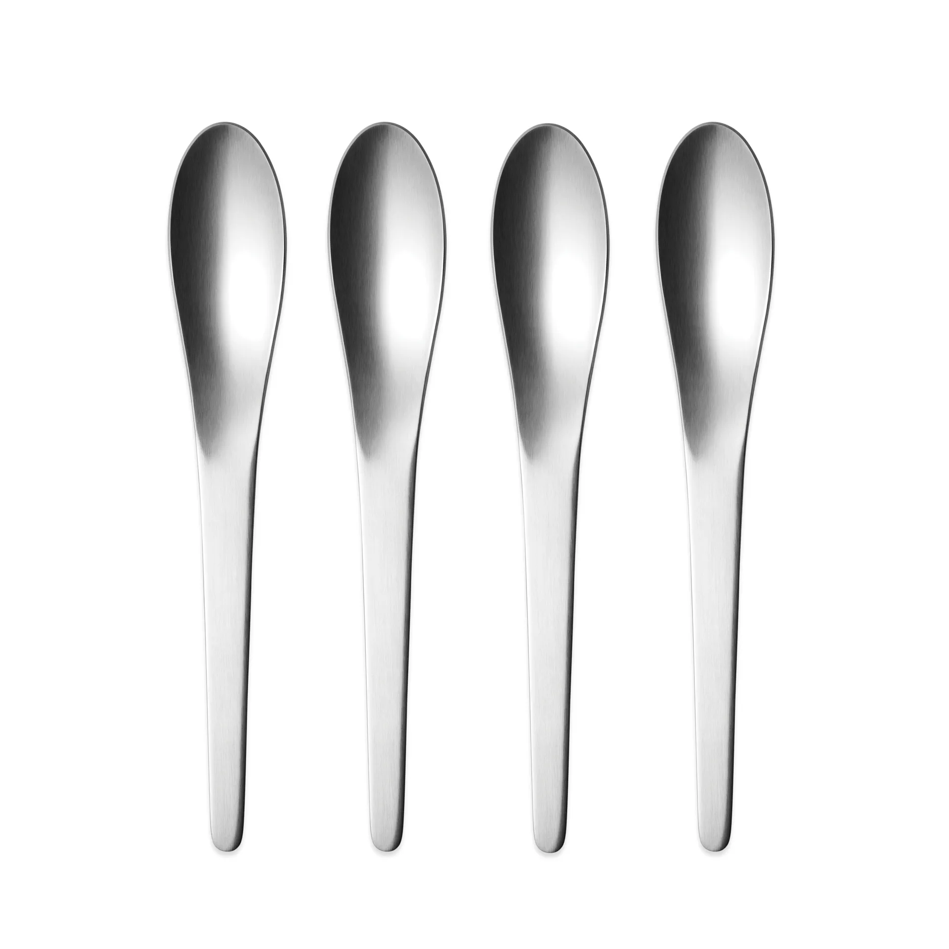 Cucharas de postre Arne Jacobsen, 4 piezas Georg Jensen