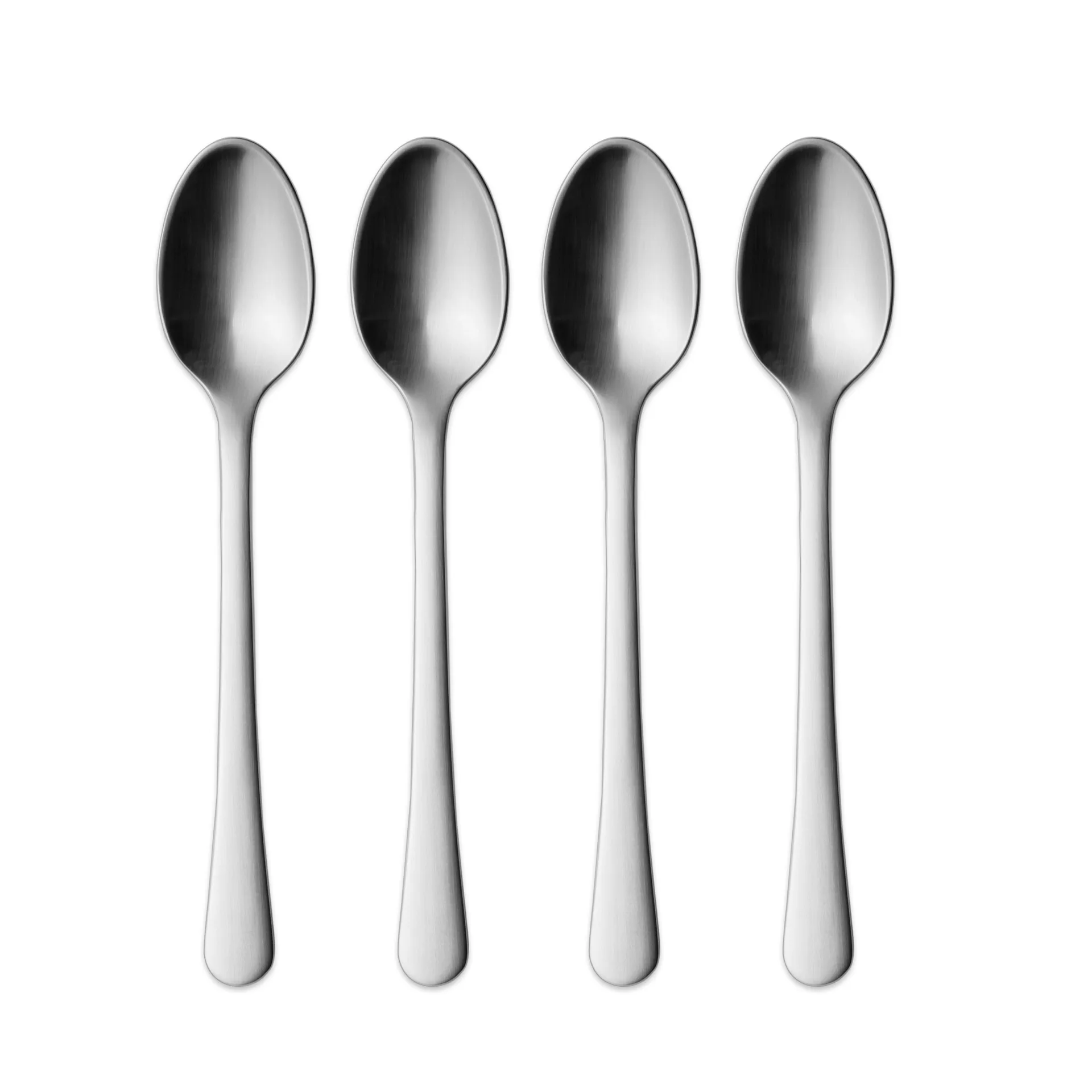 Cucharas de postre Copenhagen mate, set de 4 Georg Jensen