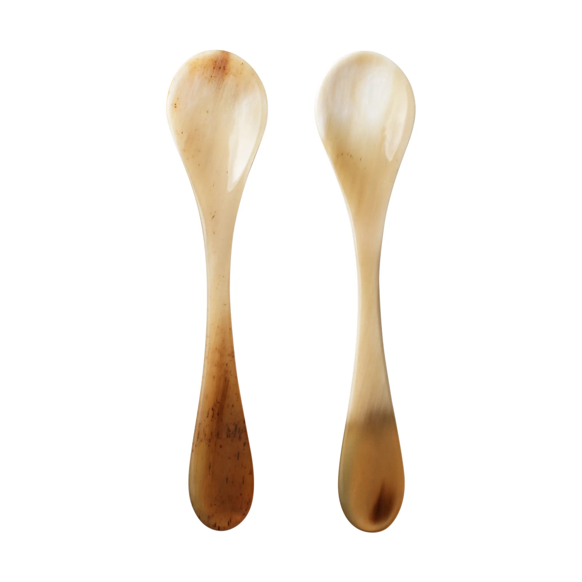 Cucharas para caviar Indulgence, 2-pack, Horn Georg Jensen