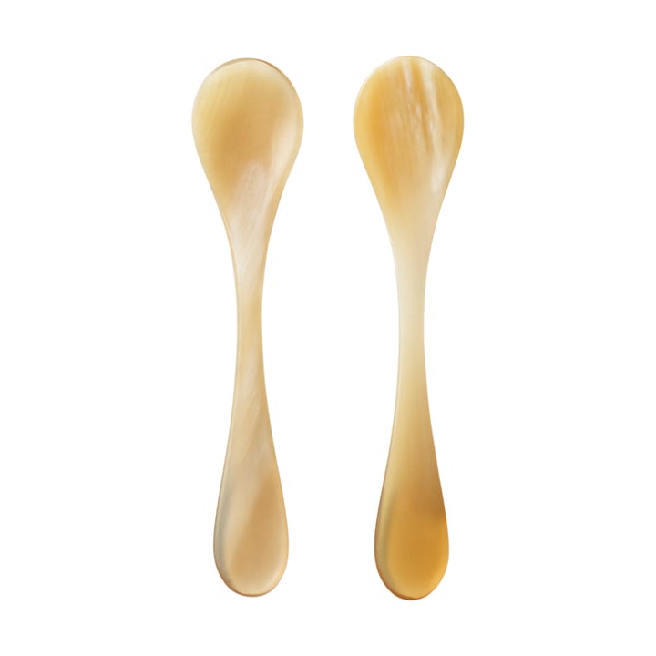 Cucharas para caviar Indulgence, 2-pack, Horn Georg Jensen