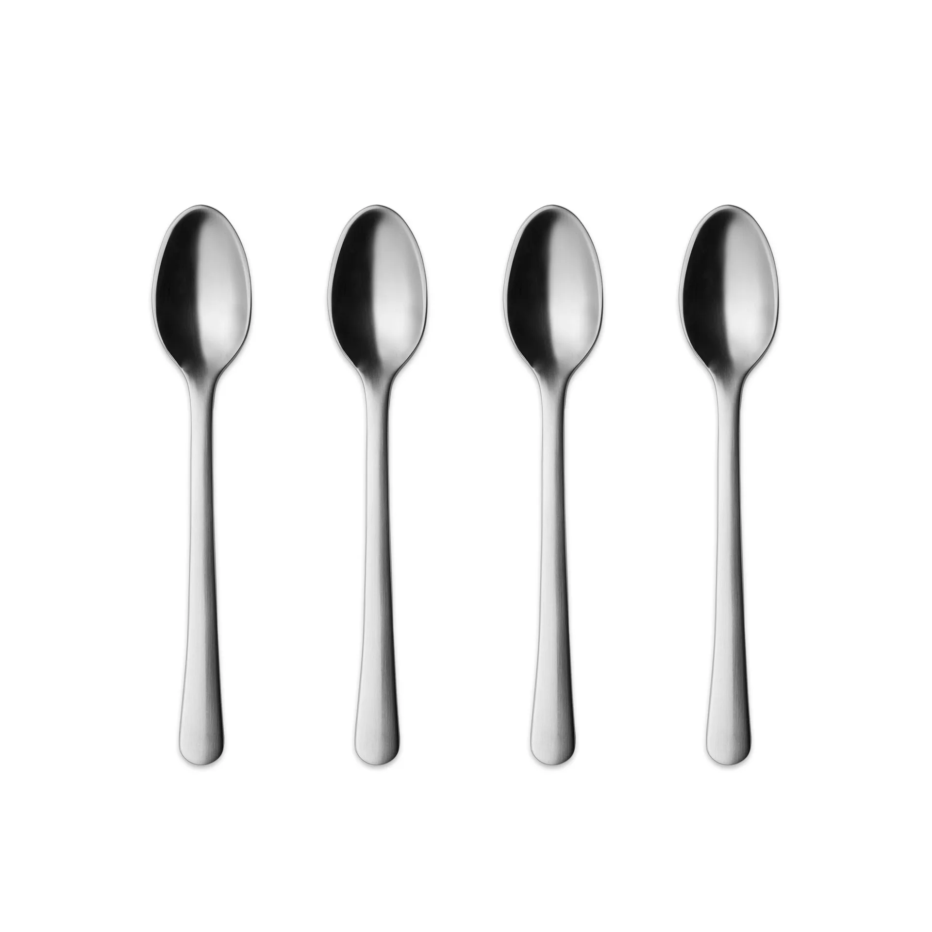Cucharillas de té y café Copenhagen mate, set de 4 Georg Jensen