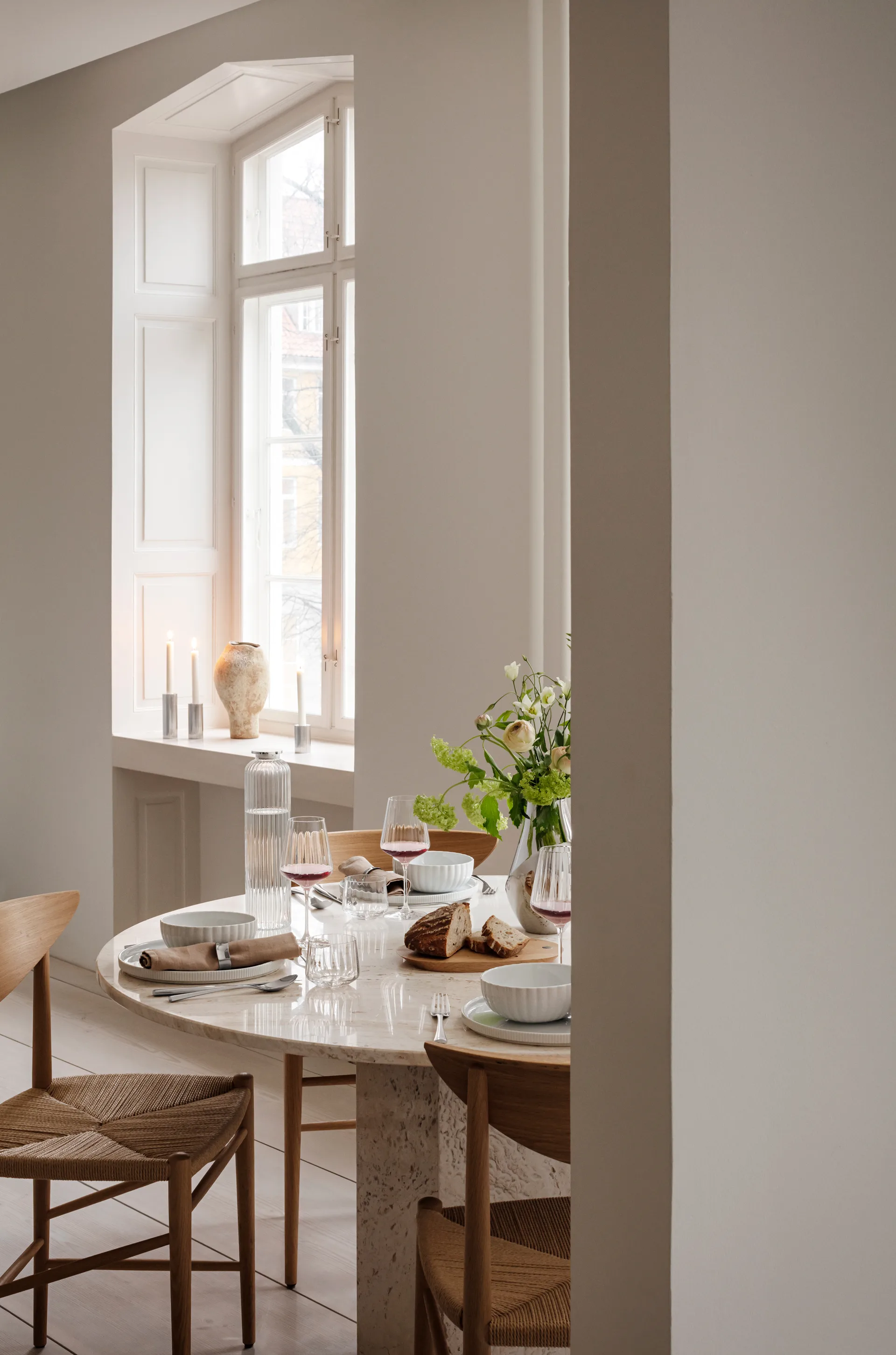 Cuchillo de mesa Cobra, Acero inoxidable Georg Jensen