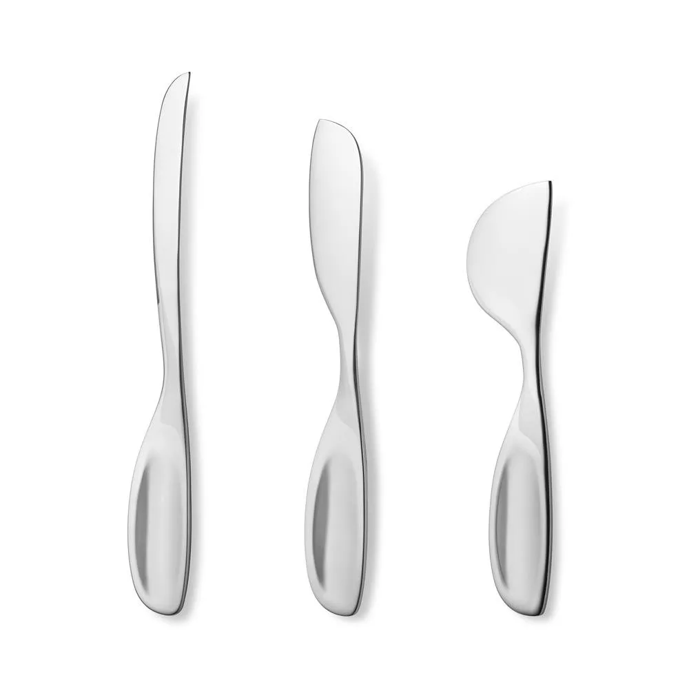 Cuchillos de queso Alfredo, set de 3 Georg Jensen