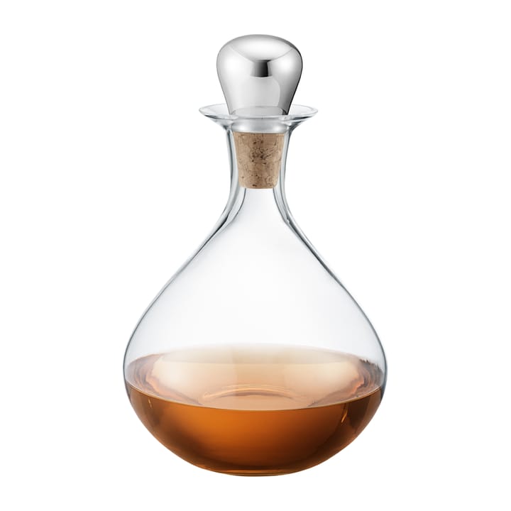 Decantador de vino con tapón Sky 145 cl, acero inoxidable Georg Jensen