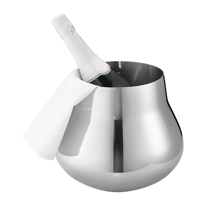 Enfriador de botellas de vino y champagne Sky 7,5 L, acero inoxidable Georg Jensen
