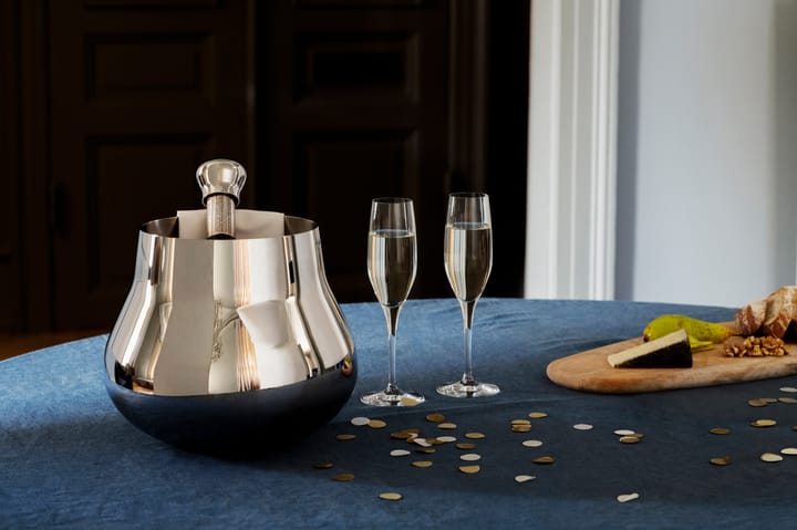 Enfriador de botellas de vino y champagne Sky 7,5 L, acero inoxidable Georg Jensen