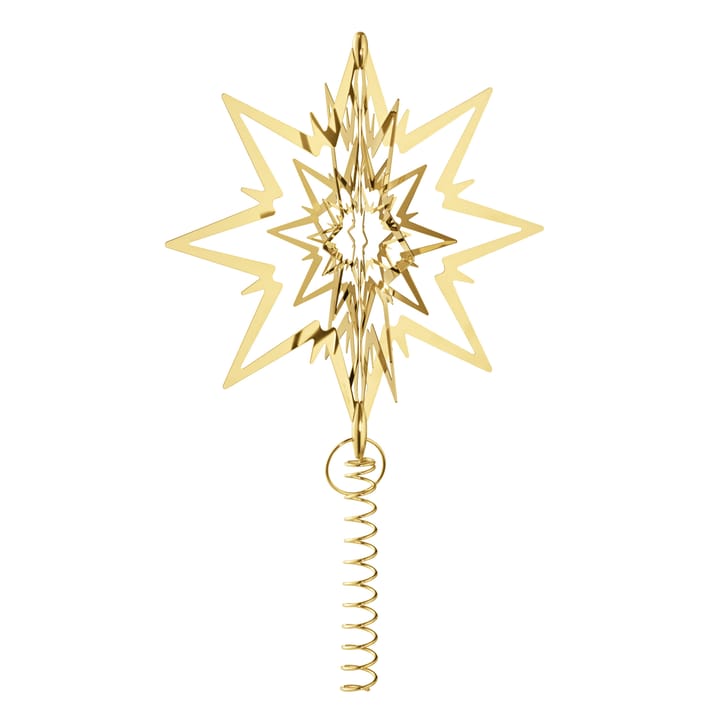 Estrella árbol Christmas Collectibles L - chapada en oro - Georg Jensen
