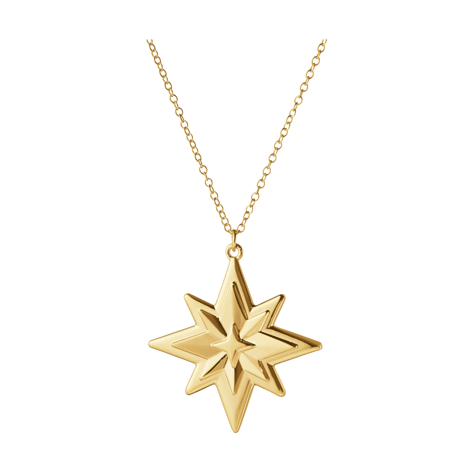 Estrella de Navidad 2024, Chapado en oro Georg Jensen
