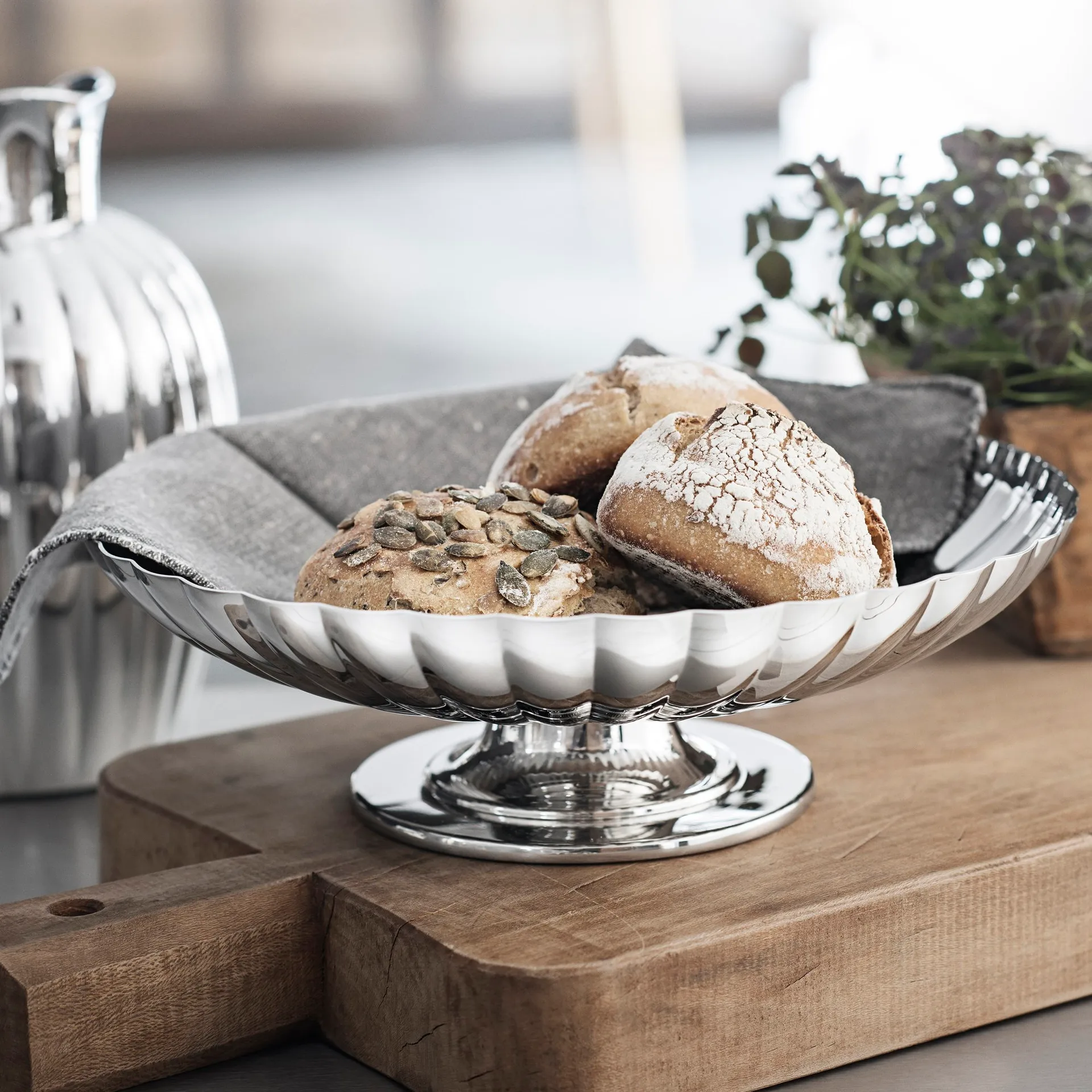 Frutero con pie Bernadotte, Ø 28 cm Georg Jensen